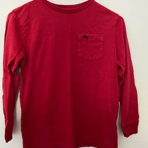 Boys L/S T’s med 10-12 Tommy Bahama Red